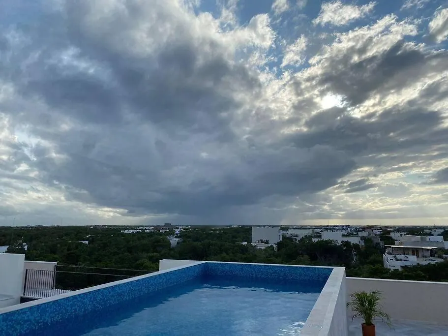 Апартаменты Depa De 1Br Aldea Zama Con Piscina En Roof I Gt Тулум 0*,  Мексика