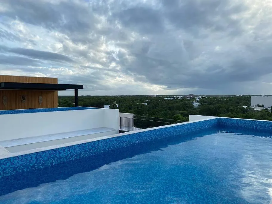 Апартаменты Depa De 1Br Aldea Zama Con Piscina En Roof I Gt Тулум Мексика